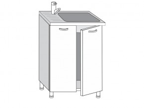 2.60.2мн Шкаф-стол на 600мм под накладную мойку с 2-мя дверцами в Красноуральске - krasnouralsk.магазин96.com | фото