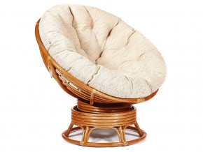 Кресло-качалка Papasan w 23/01 B с подушкой Cognac, ткань Старт в Красноуральске - krasnouralsk.магазин96.com | фото