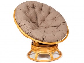 Кресло-качалка Papasan w 23/01 B с подушкой Honey, экошерсть Коричневый в Красноуральске - krasnouralsk.магазин96.com | фото