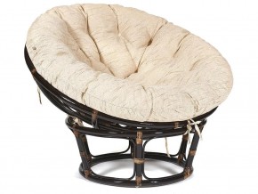 Кресло Papasan 23/01 W с подушкой Antique brown, ткань Старт в Красноуральске - krasnouralsk.магазин96.com | фото