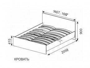 Кровать 1600х2000 ортопедическое основание в Красноуральске - krasnouralsk.магазин96.com | фото