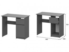 Стол письменный 900 Денвер Графит серый в Красноуральске - krasnouralsk.магазин96.com | фото